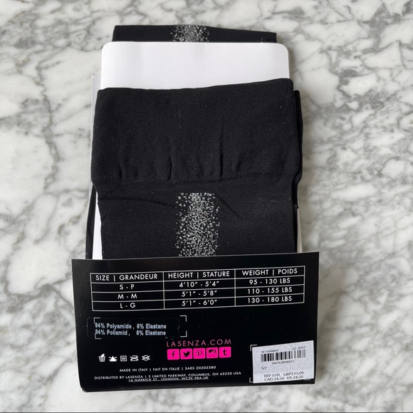 La Senza stay up stockings with glitter back seam - Picture 4 of 6